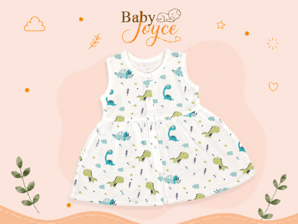 Muslin Button Frock - Dino