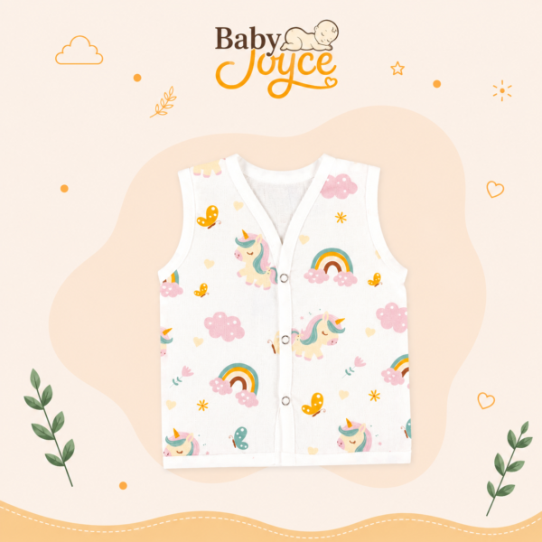 Muslin Button Jabla - Unicorn