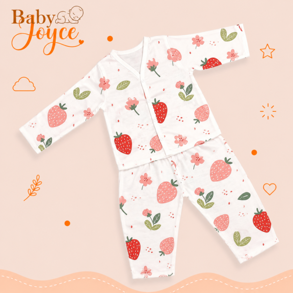 Full sleeve Nightsuit - Strawberry