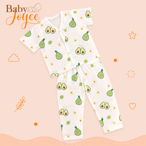 Half sleeve Nightsuit - Avacado