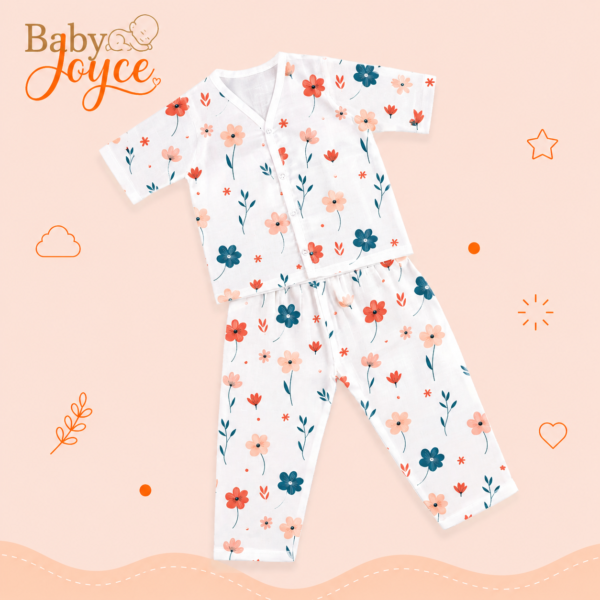 Half sleeve Nightsuit - Flower
