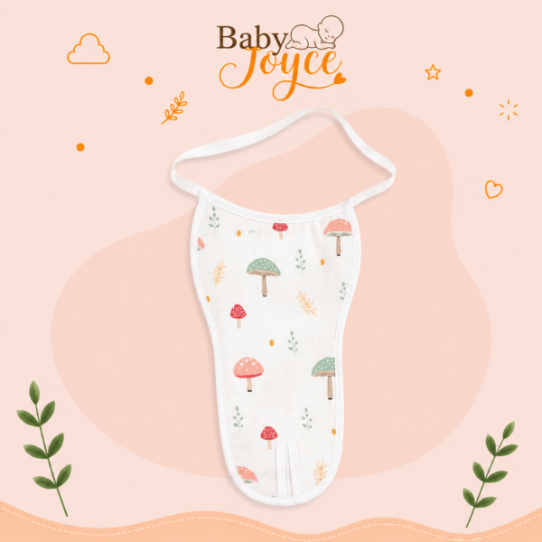 Muslin Nappy - Mushroom