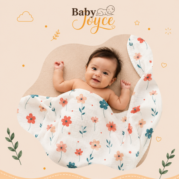 Muslin Swaddle - Flower