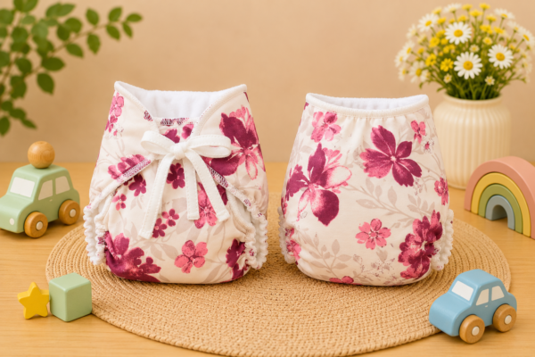 Padded Nappies - Floral